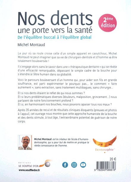 Nos dents, une porte vers la santé — quatrième de couverture de la 2ᵉ édition